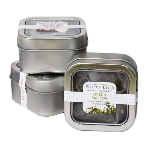 Image of Green Passion Hemp Extract-infused Tea, 5 Count Tin