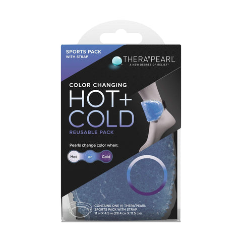 Image of Bath & Body THERAPEARL Color Changing, Hot & Cold Sports Back Wrap with Strap