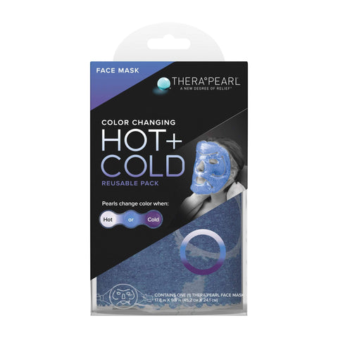 Image of Hair Care & Accessories THERAPEARL Color Changing, Hot & Cold Face Mask with Strap