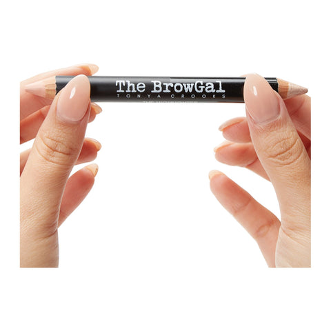 Image of The BrowGal Highlighter & Concealer Duo Pencil, Champagne/Cherub