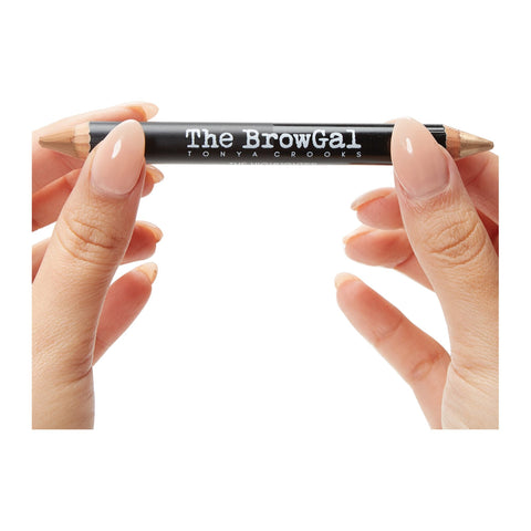 Image of The BrowGal Highlighter & Concealer Duo Pencil, Gold/Nude