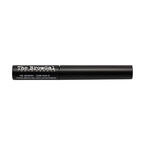 Image of The BrowGal Instatint Tinted Eyebrow Gel with Micro Fibers, Dark Hair