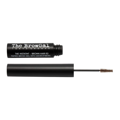 Image of The BrowGal Instatint Tinted Eyebrow Gel with Micro Fibers, Brown Hair