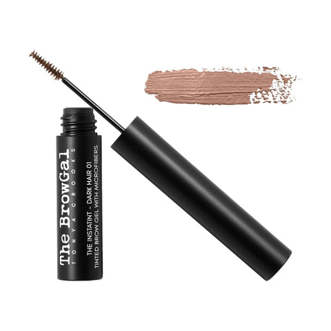 Image of The BrowGal Instatint Tinted Eyebrow Gel with Micro Fibers, Light Hair