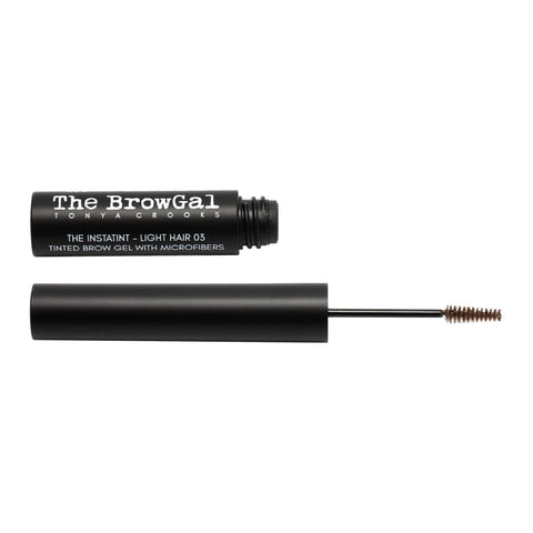 Image of The BrowGal Instatint Tinted Eyebrow Gel with Micro Fibers, Light Hair