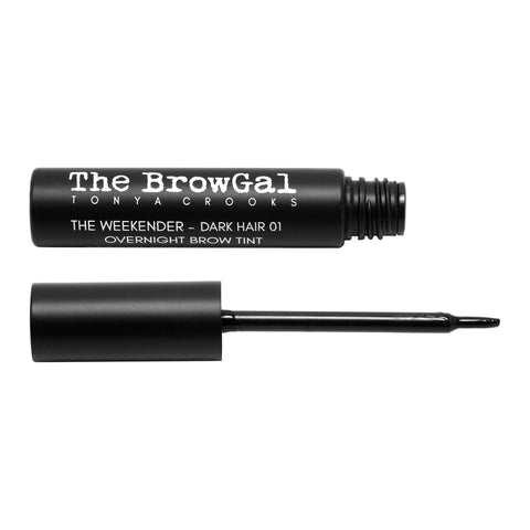 Image of The BrowGal The Weekender Overnight Brow Tint, Dark Hair
