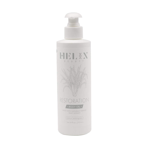 Image of Helix Beauty Restoration Lemongrass Body Oil 1,000 mg,  8 oz