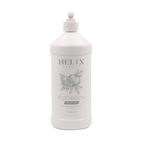 Image of Helix Beauty Restoration Pomegranate Body Oil 2,000 mg, 32 oz