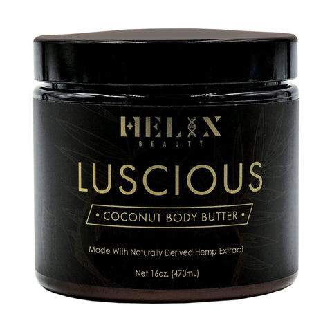 Image of Helix Beauty Luscious Coconut Body Butter 300 mg, 16 oz