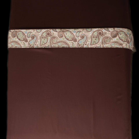 Image of Sposh Paisley Collection Flat Sheet