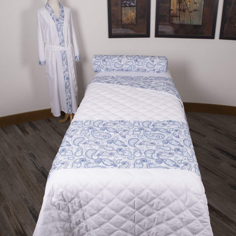 Image of Sposh Massage Table Saddle Paisley Collection