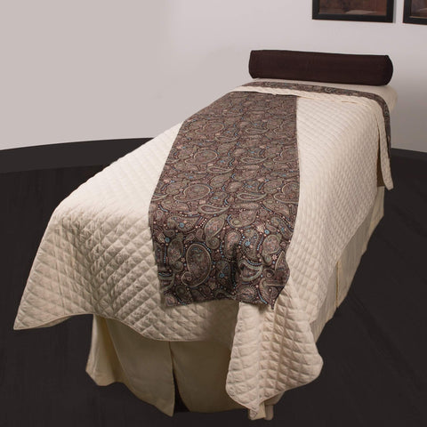 Image of Sposh Massage Table Saddle Paisley Collection