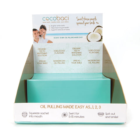Image of Cocobaci Oil Pulling Program Cardboard Retail Display
