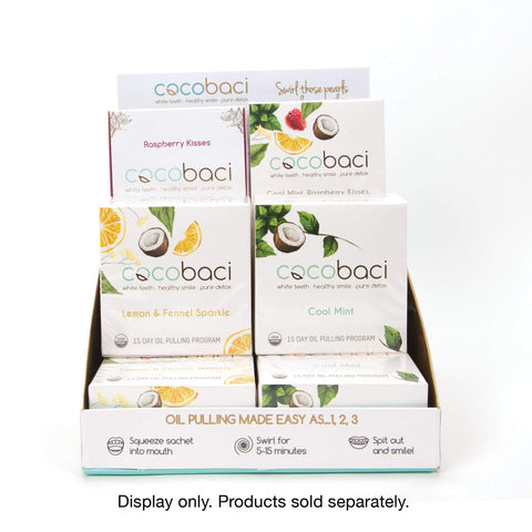 Image of Cocobaci Oil Pulling Program Cardboard Retail Display