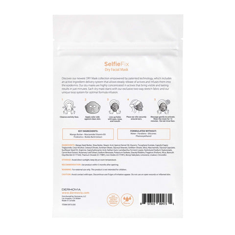 Image of Dermovia DRY Mask SelfieFix Waterless Facial Mask