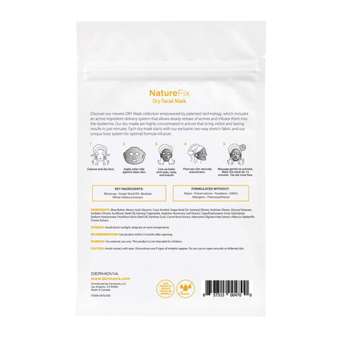 Image of Dermovia DRY Mask NatureFix Waterless Facial Mask