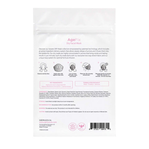 Image of Dermovia DRY Mask AgeFix Waterless Facial Mask