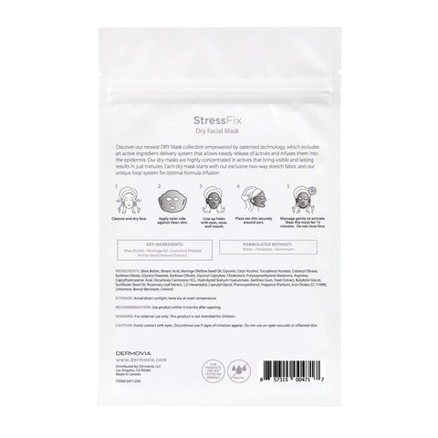Image of Dermovia DRY Mask StressFix Waterless Facial Mask