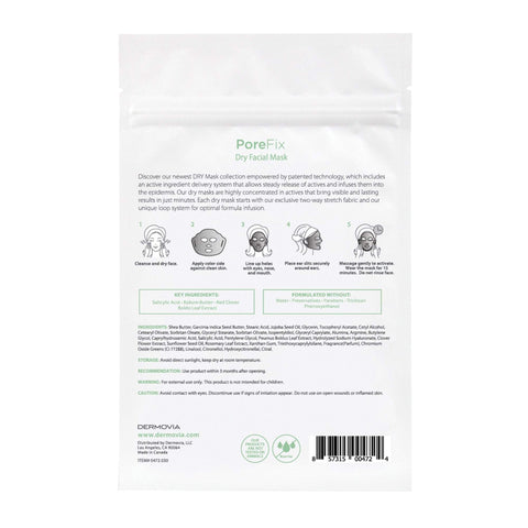 Image of Dermovia DRY Mask PoreFix Waterless Facial Mask