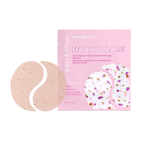 Image of Patchology Moodpatch Happy Place Inspiring Tea-Infused Aromatherapy Eye Gels, 5 Pairs