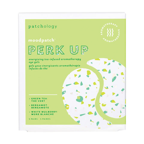 Image of Patchology Moodpatch Perk Up Energizing Tea-Infused Aromatherapy Eye Gels, 5 Pairs