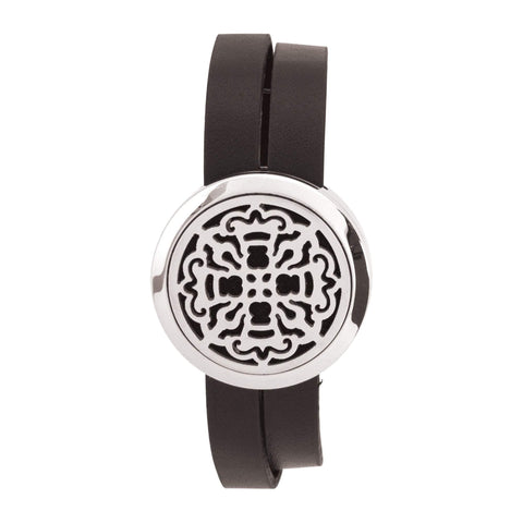 Image of Ancient Cross Aromatherapy Locket Bracelet