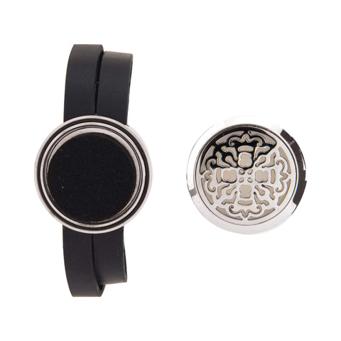 Image of Ancient Cross Aromatherapy Locket Bracelet