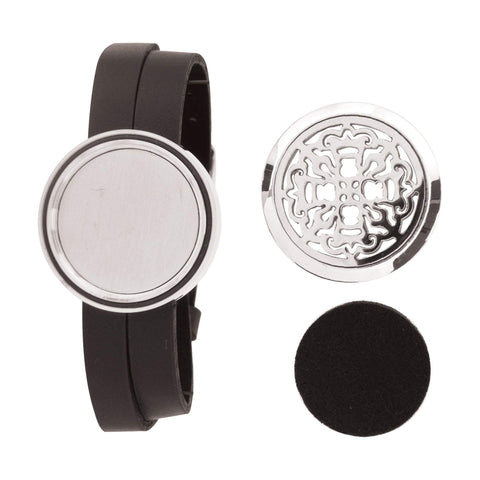 Image of Ancient Cross Aromatherapy Locket Bracelet