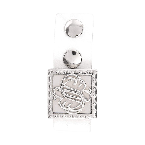 Image of Signature Aromatherapy Locket Bracelet / White