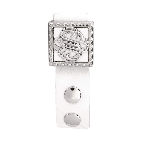 Image of Signature Aromatherapy Locket Bracelet / White