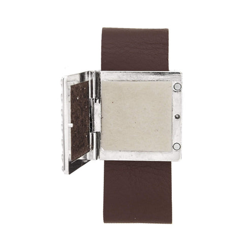 Image of Signature Aromatherapy Locket Bracelet / Brown