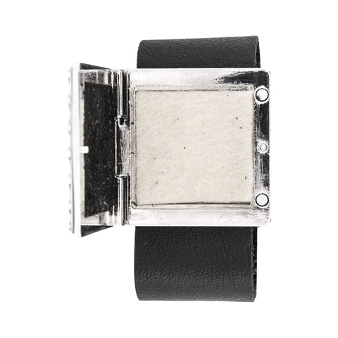 Image of Signature Aromatherapy Locket Bracelet / Black