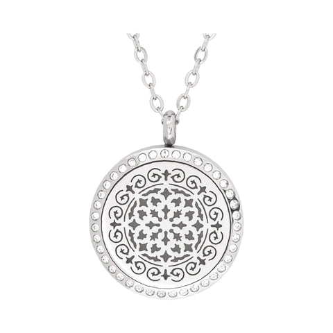 Image of Stainless Steel Siren Crystals Pendant