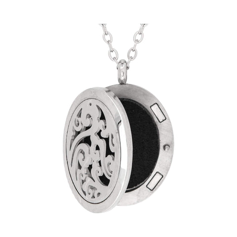 Image of Stainless Steel Whimsical Oval Pendant