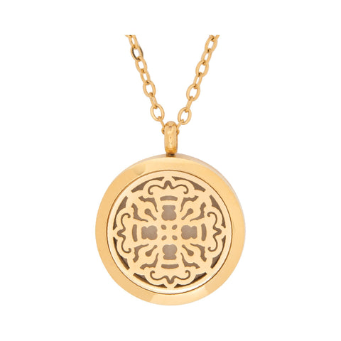Image of Stainless Steel Golden Ancient Cross Pendant