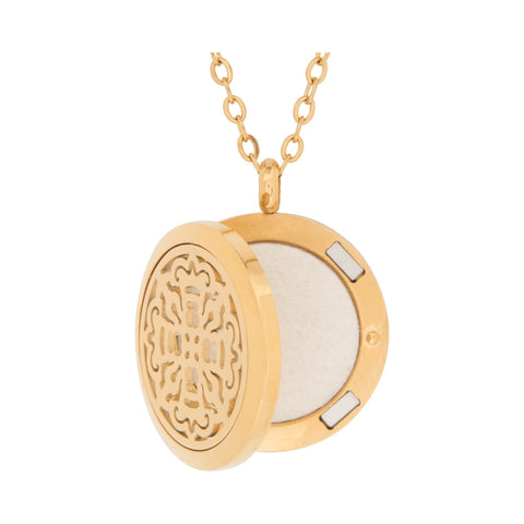 Image of Stainless Steel Golden Ancient Cross Pendant