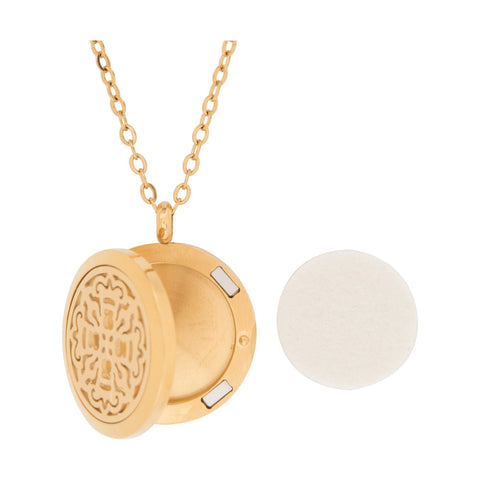 Image of Stainless Steel Golden Ancient Cross Pendant