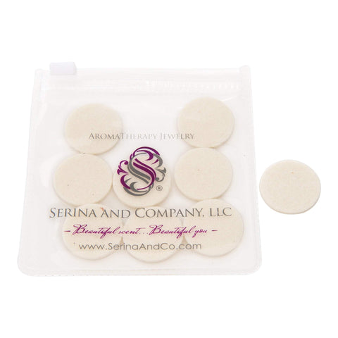 Image of Round Replacement Pads / White