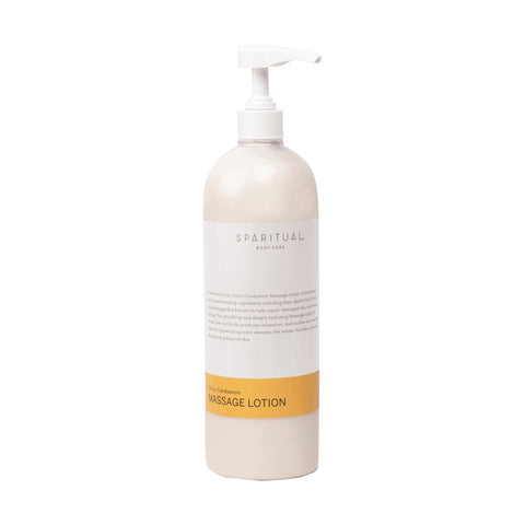 Image of SpaRitual Citrus Cardamom Massage Lotion, 33.8 oz