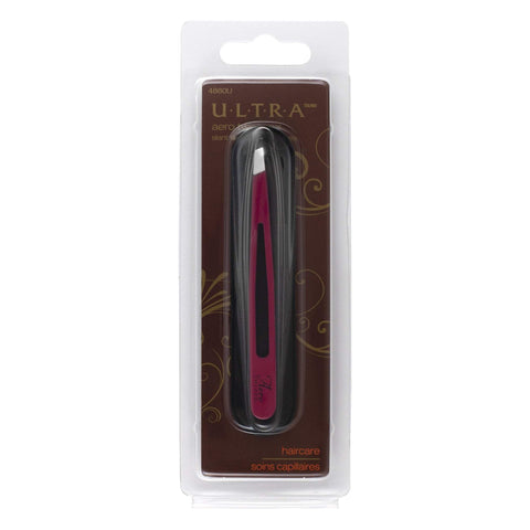 Image of Ultra Aero Tweeze Slant Tip Stainless Steel Tweezers, Pink