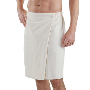 Boca Terry Wrap / Velour / Men's / White