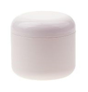 White Jar with Lid