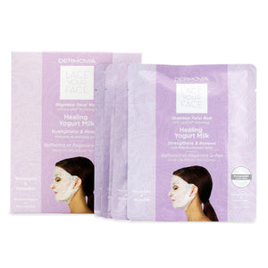 Dermovia Lace Your Face Compression Mask Healing Yogurt